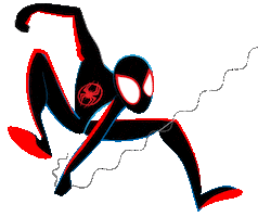 Miles Morales Spiderman Sticker by Pingolito