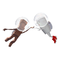 Space Love Sticker by kinder Riegel