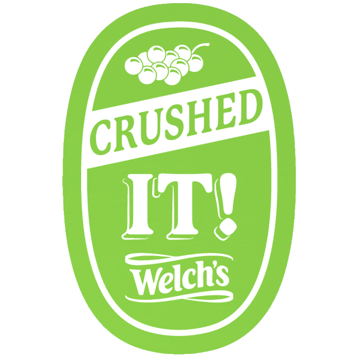 welchs celebrate good job success crush Sticker