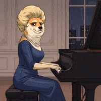 Shiba Inu Art GIF by Doge Pound