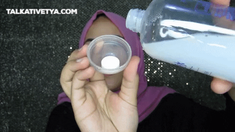 atisatyaarifin giphygifmaker sheet mask bioaqua diy mask GIF