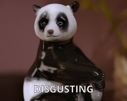 IKEAUK giphyupload panda disgusting ikea GIF