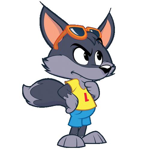 Caelys giphyupload thinking wolf think Sticker