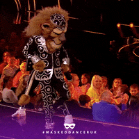 Walk King GIF by The Masked Singer UK & The Masked Dancer UK