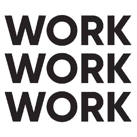 Work Hustle Sticker by Vision Concept Priciples Werbeagentur