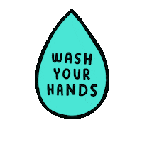 Hands Stay Safe Sticker by Josie