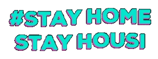 Stay Home Sticker by housi_oficial