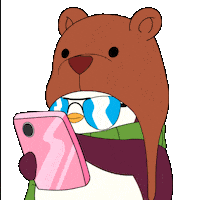 Text Scrolling Sticker by Pudgy Penguins