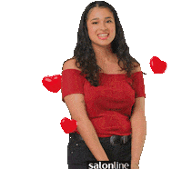 In Love Heart Sticker by Salon Line
