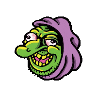 Halloween Monster Sticker