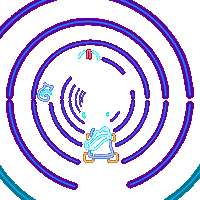 Illustration Circle Sticker