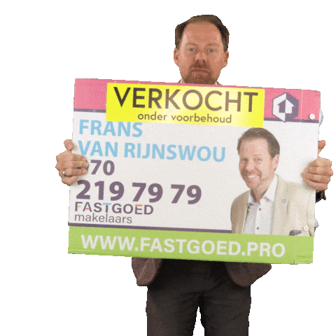 FastgoedMakelaars giphyupload verkocht den haag te koop Sticker