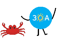 happy dance Sticker by 30A