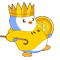Crypto Penguin Sticker by Pudgy Penguins