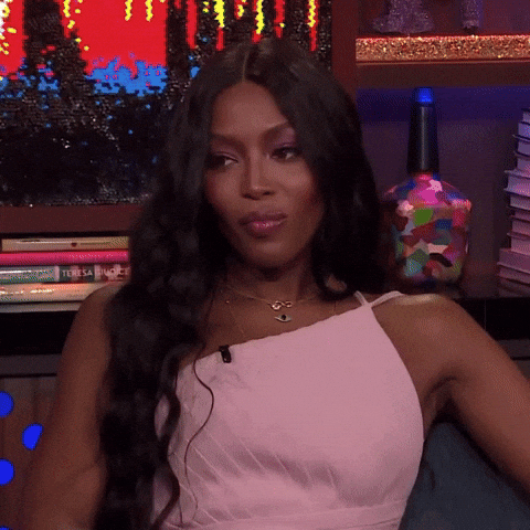 Naomi Campbell Next Question GIF