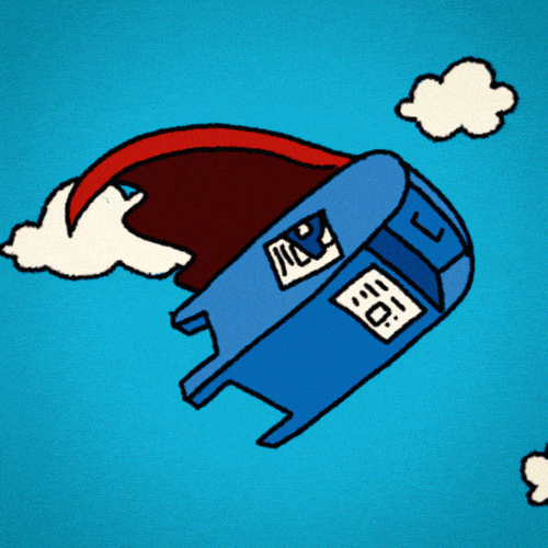 Mailing Super Hero GIF by INTO ACTION