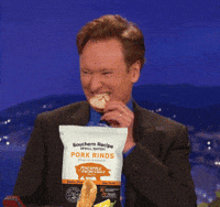 Conan Eating GIF by Southern Recipe Small Batch