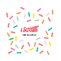 Candy Sprinkles Sticker by iScreamArabia