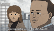 Talk Eye Roll GIF by Adult Swim