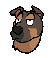 Mixed Breed Ugh Sticker