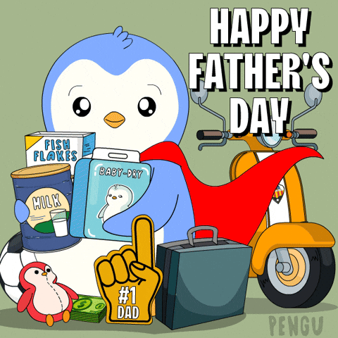 Fathers Day Penguin GIF by Pudgy Penguins