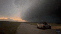 Lightning Illuminates Supercell Looming Over Central Oklahoma