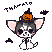 Dog Halloween Sticker