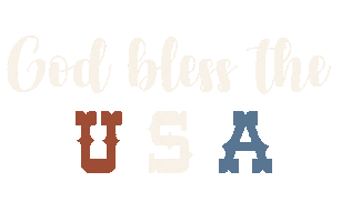 American Stars Sticker