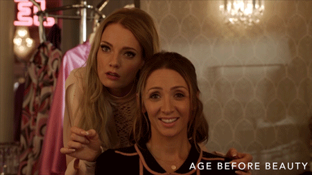 age before beauty GIF