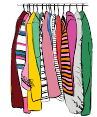 Pink Clothes Sticker by Katie Kime