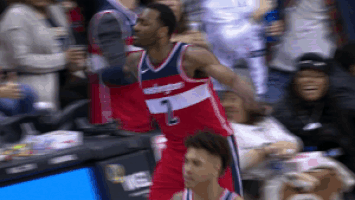 john wall celebration GIF by NBA