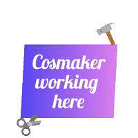 Cosplay Working Sticker