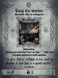 Slacking Card Game GIF