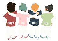 Convivo_we team support together care Sticker