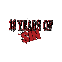 13Yearsofsin Sticker by Sinfulcelluloid