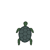 SouthernClassByKatie summer beach ocean turtle Sticker