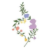 Flowers Survivor Sticker