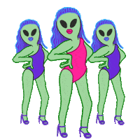 Clubbing High Heels Sticker by Holler Studios