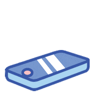 facebook phone STICKER by Bow & Drape