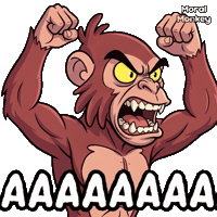 Angry Scream Sticker by VeeFriends