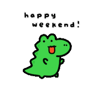 Happy Weekend Sticker