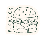 Hungry Vegan Sticker by CiaoPickles