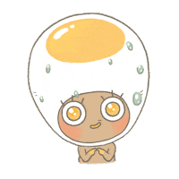mimikim89 egg lanny eggbun sweated Sticker