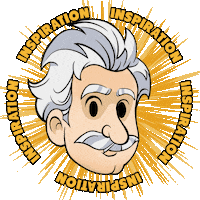 Inspired Inspiration Sticker by MegaGeex