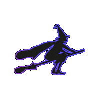 PENDLEFORESTORIENTEERS witch broomstick orienteering pfo Sticker
