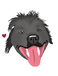 Custom Pet Portrait Sticker by HeARTs Speak