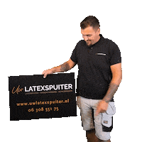 uwlatexspuiter latex nijkerk uwlatexspuiter latex spuiten Sticker