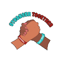 Stronger Together Friendship Sticker by She's the First