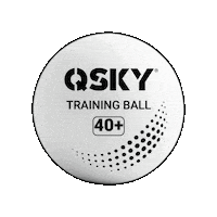 Ping Pong Ball Sticker by QSKY
