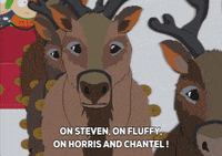 kyle broflovski reindeer GIF by South Park 